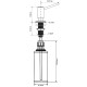 Дозатор для моющего средства Alveus Classic Chr-P 1065462 Хром