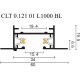 Шинопровод Crystal Lux CLT 0.121 01 L1000 BL Черный