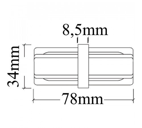 Соединитель линейный Crystal Lux CLT 0.211 06 WH Белый