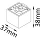 Адаптер Crystal Lux CLT 0.212 03 BL Черный