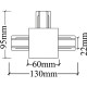 Соединитель Т-образный Crystal Lux CLT 0.2211 02 WH Белый