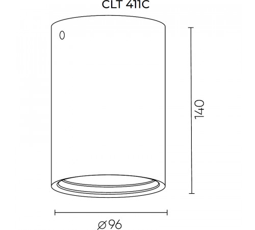 Потолочный светильник Crystal Lux CLT 411C WH-WH Белый