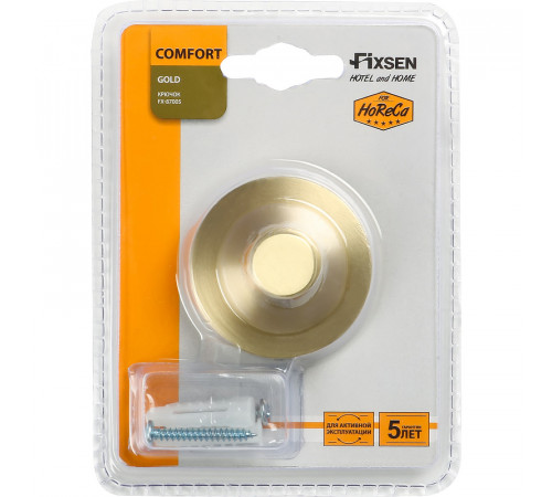 Крючок Fixsen Comfort Gold FX-87005 Золото матовое