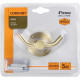 Двойной крючок Fixsen Comfort Gold FX-87005A Золото матовое