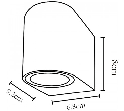 Настенный светильник Artelamp Compass A3102AL-1WH Белый