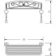 Полка корзина Migliore Complementi 22051 Золото