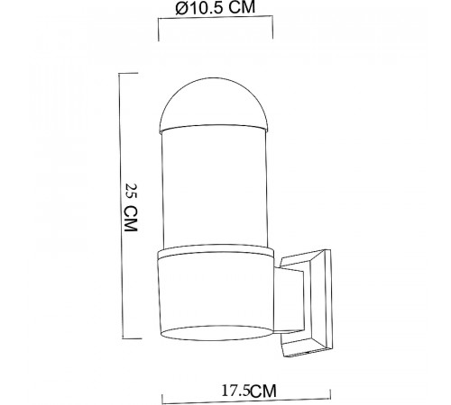 Настенный светильник Artelamp Coppia A5217AL-1BK Прозрачный Черный