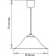 Подвесной светильник Artelamp Cucina A3320SP-1WH Белый