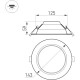 Встраиваемый светильник Arlight Cyclone 023206(2) Белый