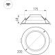 Встраиваемый светильник Arlight Cyclone 023215(2) Белый