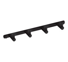 Вешалка для полотенец Bemeta Dark 104606100 Черная матовая