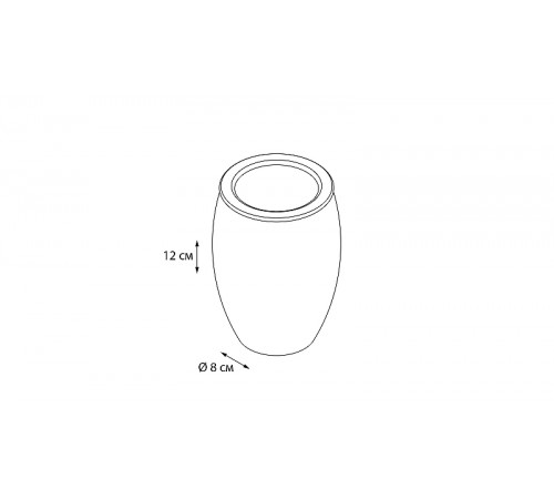 Стакан для зубных щеток Fixsen Deco FX-280-3 Бежевый