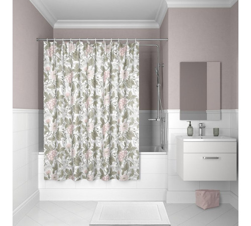 Штора для ванны Iddis Decor D05P218i11 200x180 Зеленая