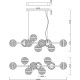 Люстра Artelamp Delacrua A7770SP-9PB Прозрачная Полированная медь