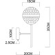 Настенный светильник Artelamp Delacrua A7770AP-1PB Прозрачный Полированная медь