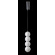 Потолочный светильник Crystal Lux Desi SP4 Chrome White Белый Хром