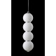 Потолочный светильник Crystal Lux Desi SP4 Chrome White Белый Хром