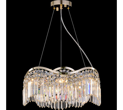 Люстра Maytoni Diamant Crystal Gracia DIA201PL-06G Прозрачная Золото