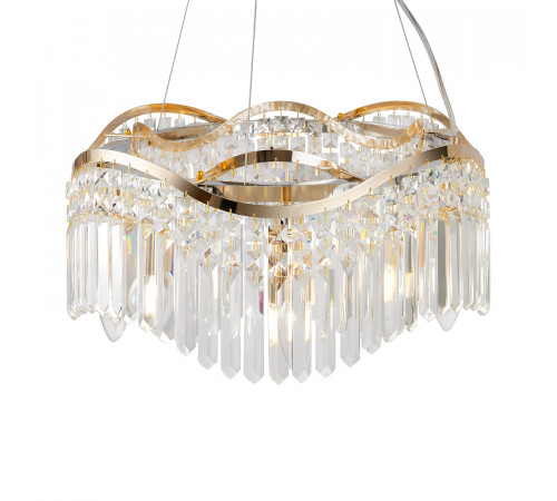 Люстра Maytoni Diamant Crystal Gracia DIA201PL-06G Прозрачная Золото