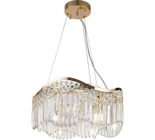 Люстра Maytoni Diamant Crystal Gracia DIA201PL-06G Прозрачная Золото