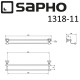 Полотенцедержатель Sapho Diamond 1318-11 Бронза