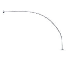 Карниз для ванны 1MarKa Diana 170x105 05ди1710 Хром