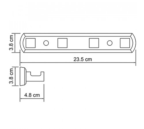 Вешалка для полотенец WasserKRAFT Dill K-3974 Хром