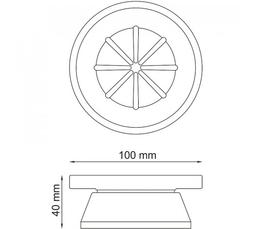 Мыльница WasserKRAFT Donau K-2429 Хром