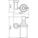 Дозатор для жидкого мыла WasserKRAFT Donau K-9499 Хром