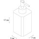 Дозатор жидкого мыла Fixsen Dony FX-232-1 Белый Синий Серый