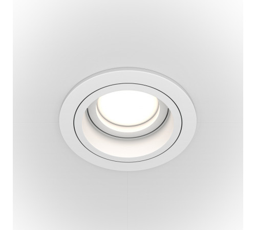 Встраиваемый светильник Maytoni Downlight Atom DL025-2-01W Белый