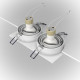 Встраиваемый светильник Maytoni Downlight Atom DL024-2-02W Белый