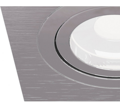 Встраиваемый светильник Maytoni Downlight Atom DL024-2-01S Серебро