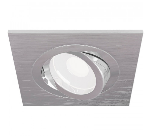 Встраиваемый светильник Maytoni Downlight Atom DL024-2-01S Серебро