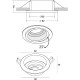 Встраиваемый светильник Maytoni Downlight Atom DL025-2-01W Белый