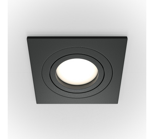 Встраиваемый светильник Maytoni Downlight Atom DL024-2-01B Черный