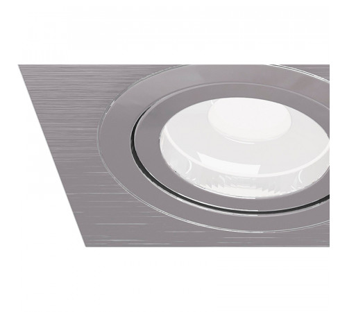 Встраиваемый светильник Maytoni Downlight Atom DL024-2-02S Серебро