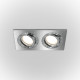 Встраиваемый светильник Maytoni Downlight Atom DL024-2-02S Серебро