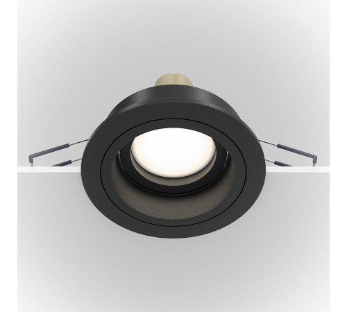 Встраиваемый светильник Maytoni Downlight Atom DL025-2-01B Черный