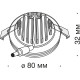 Встраиваемый светильник Maytoni Downlight Phanton DL2001-L7W4K Белый