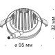 Встраиваемый светильник Maytoni Downlight Phanton DL2001-L12W4K Белый