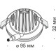 Встраиваемый светильник Maytoni Downlight Phanton DL303-L12B Черный