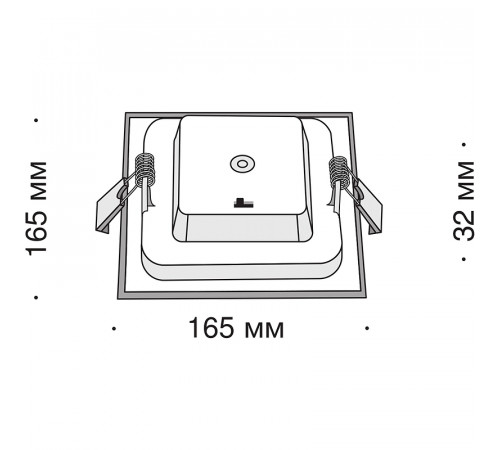 Встраиваемый светильник Maytoni Downlight Stockton DL020-6-L12W Белый