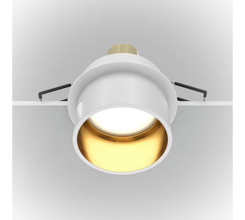 Встраиваемый светильник Maytoni Downlight Reif DL050-01WG Белый Золото