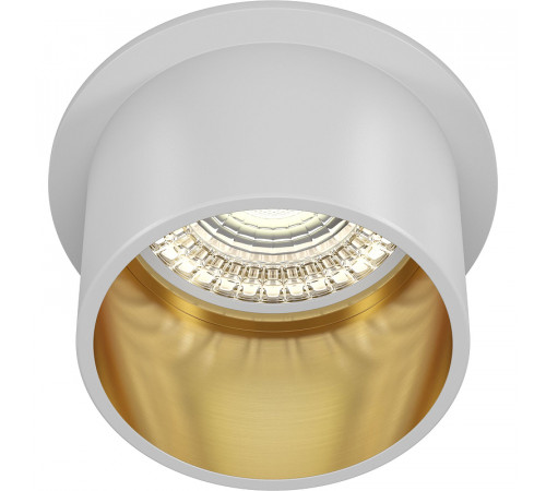 Встраиваемый светильник Maytoni Downlight Reif DL050-01WG Белый Золото