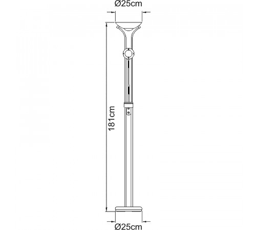 Торшер Artelamp Duetto A4329PN-2AB Античная бронза