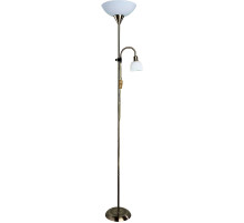 Торшер Artelamp Duetto A9569PN-2AB Белый Античная бронза