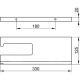 Держатель туалетной бумаги Keuco Edition 90 Square 19173 018000 с полкой Хром Дымчатое стекло