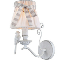 Настенный светильник Maytoni Elegant Bird ARM013-01-W Белый антик