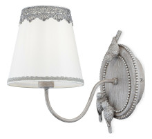 Настенный светильник Maytoni Elegant Bouquet ARM023-01-S Белый Серый